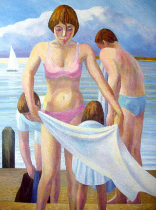 Family Group Bathing