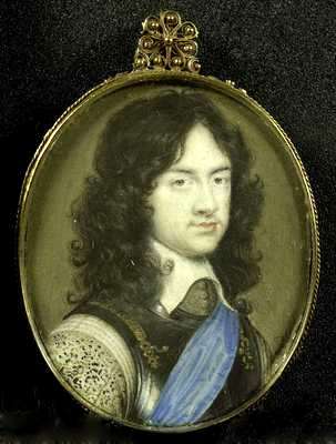 Charles Stuart, 1630-1685, Prince of Wales. The later King Charles II 