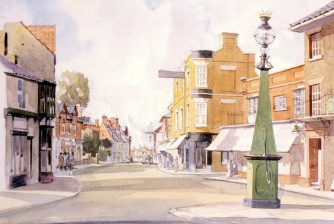 Southwold High Street, from the Market Place