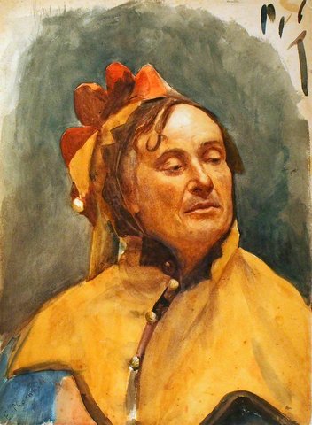 A Man in a Jester's Costume
