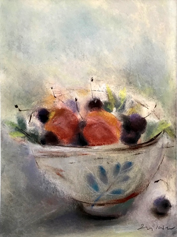 Summer Fruit in a Chinese Bowl