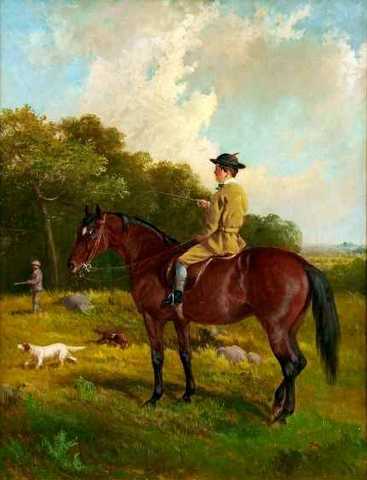Young Man on a Bay Horse