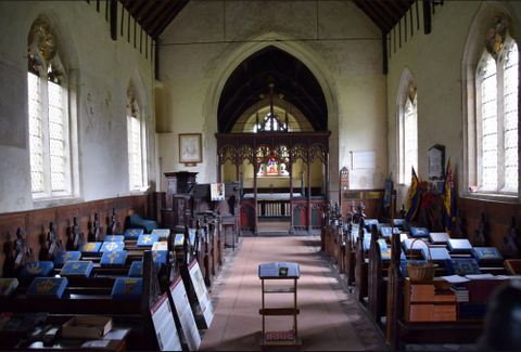 Interior of Troston Church