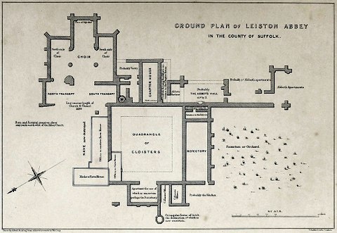 Plan of Leiston Abbey