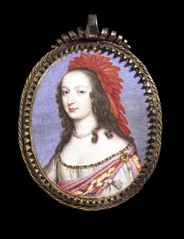 A Woman in Masque Costume, probably a daughter of Elizabeth of Bohemia