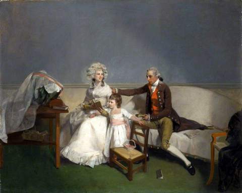 Sir Robert and Lady Buxton and Their Daughter Anne