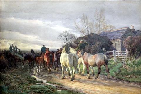 Going to the Horse Fair, Early Morning