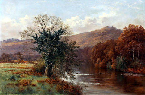 Wooded River Landscape