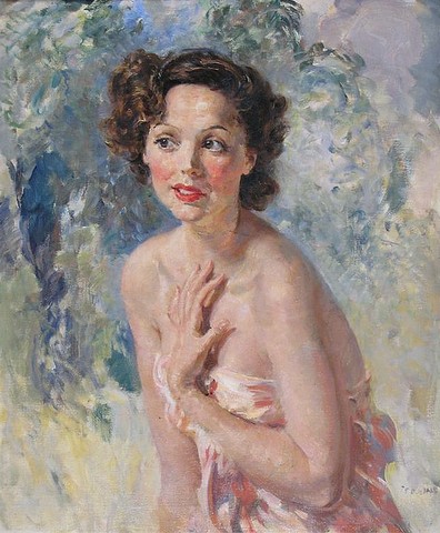 Portrait of the actress Jessie Matthews O.B.E.(1907-1981)