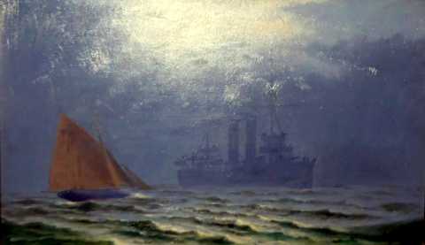 Steamship on the Calm