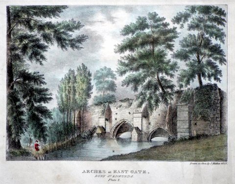 Arches at East Gate. Bury St. Edmunds. Plate 2.