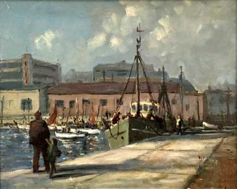 Merbreeze in Hamilton Dock, Lowestoft