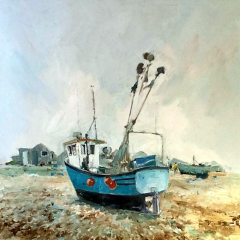 Fishing Boat on Aldeburgh Beach